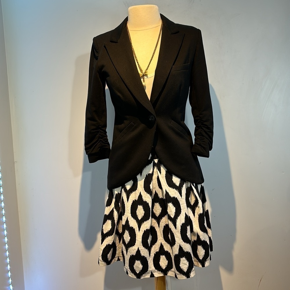 Anthropologie Sunday in Brooklyn black and white skirt size medium